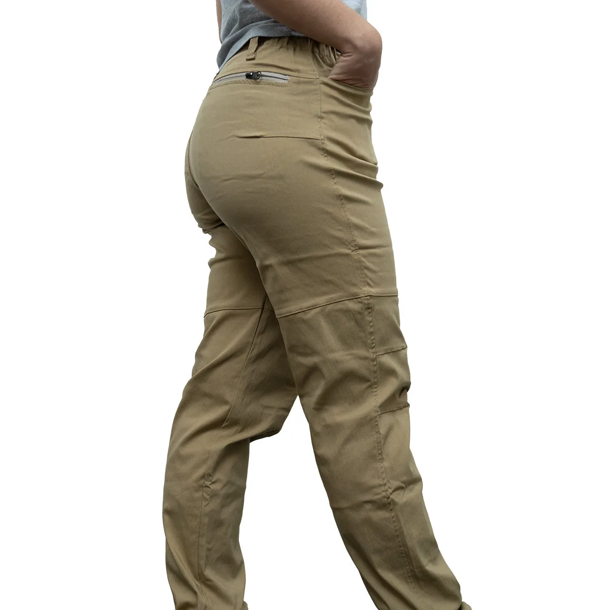 Pantalón Elastizado Mujer Arena - Imagen 2