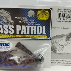 BASS PATROL Rubber Football Jig 3/8 oz – J3803