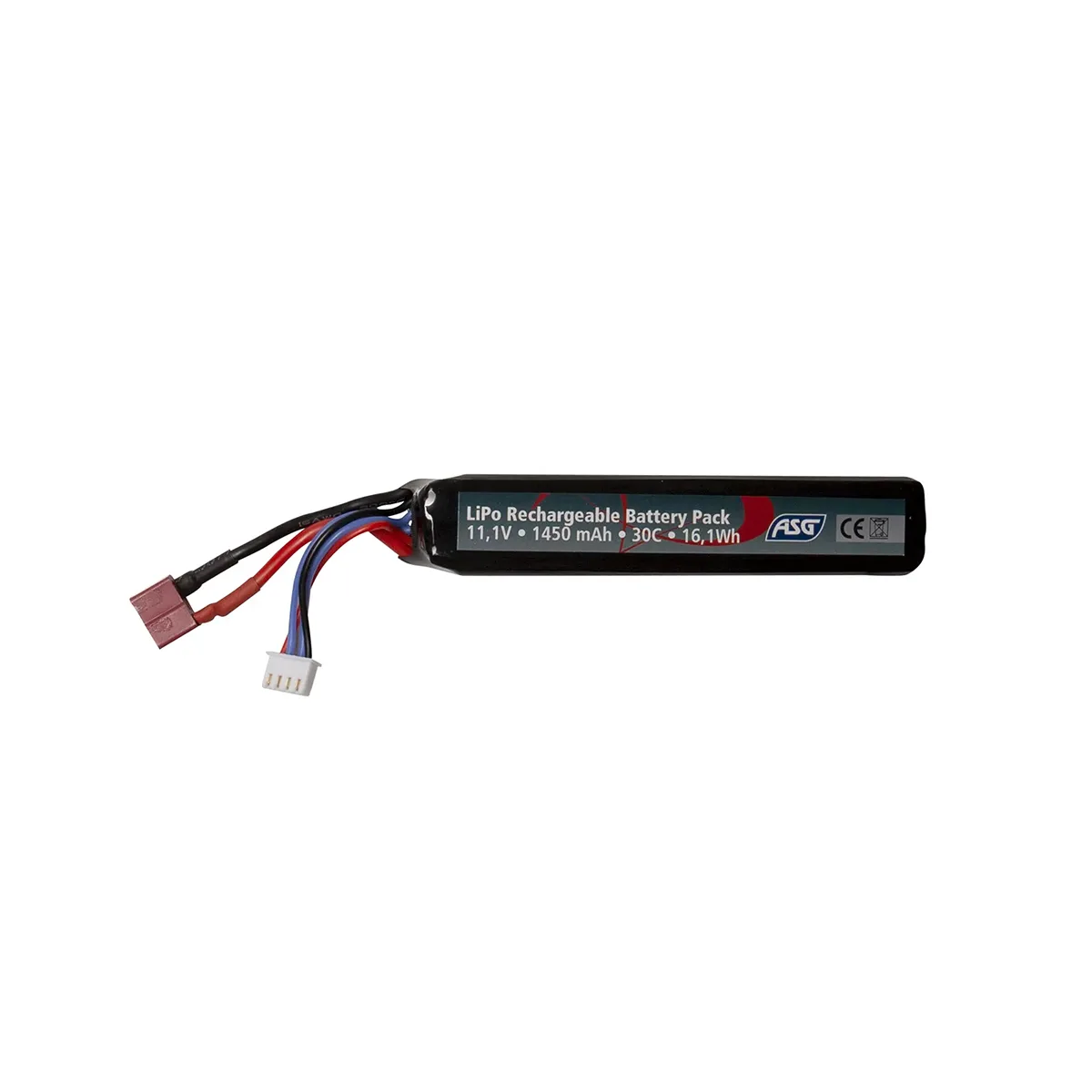 Batería recargable LiPo 11.1V 1450 mAh T-Plug Alto rendimiento para réplicas AEG - Imagen 2
