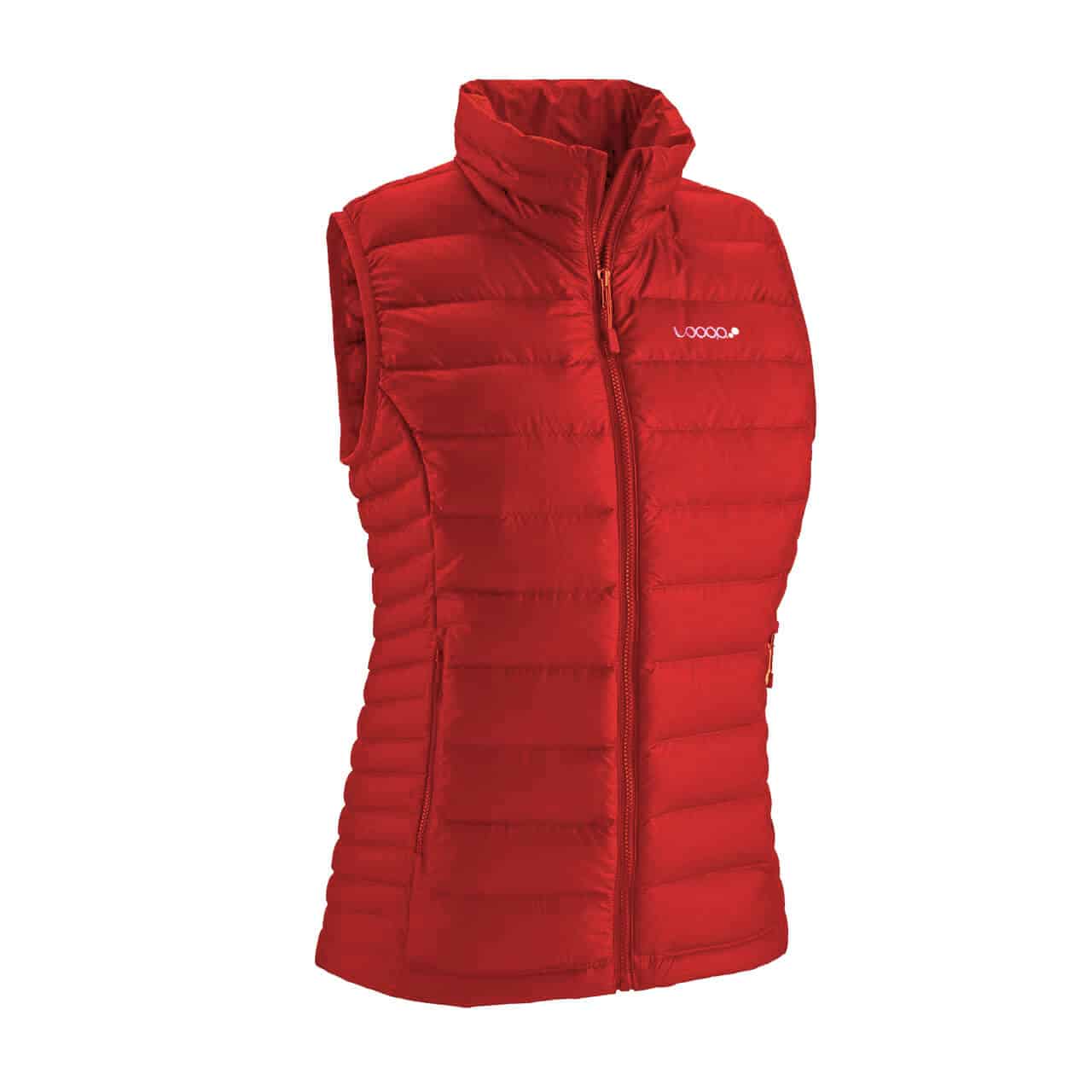 CHALECO Pluma Down 600FP | SHE | Rojo - Imagen 2