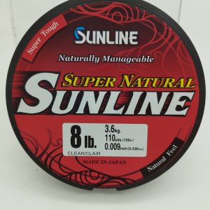 Sunline Super Natural Monofilamento 8lb – 0,23 mm