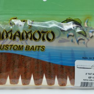 Gary Yamamoto Fat Ika – 196 PMPKN W/BLK&GRN