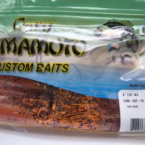 Gary Yamamoto Fat Ika – 9003 Fire Craw