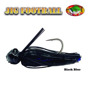 AGR BAITS Football Jig 3/8 oz – Black Blue