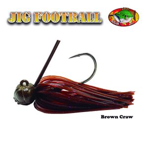 AGR BAITS Football Jig 3/8 oz – Brown Craw