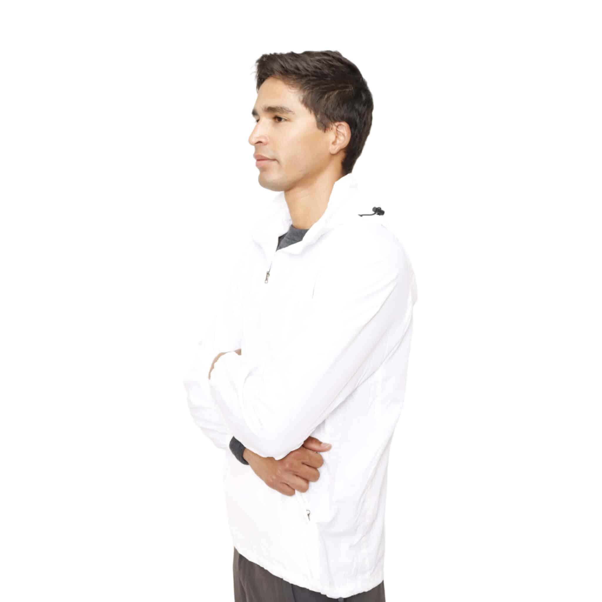 Chaqueta Rompeviento | UNISEX | Blanco - Imagen 3