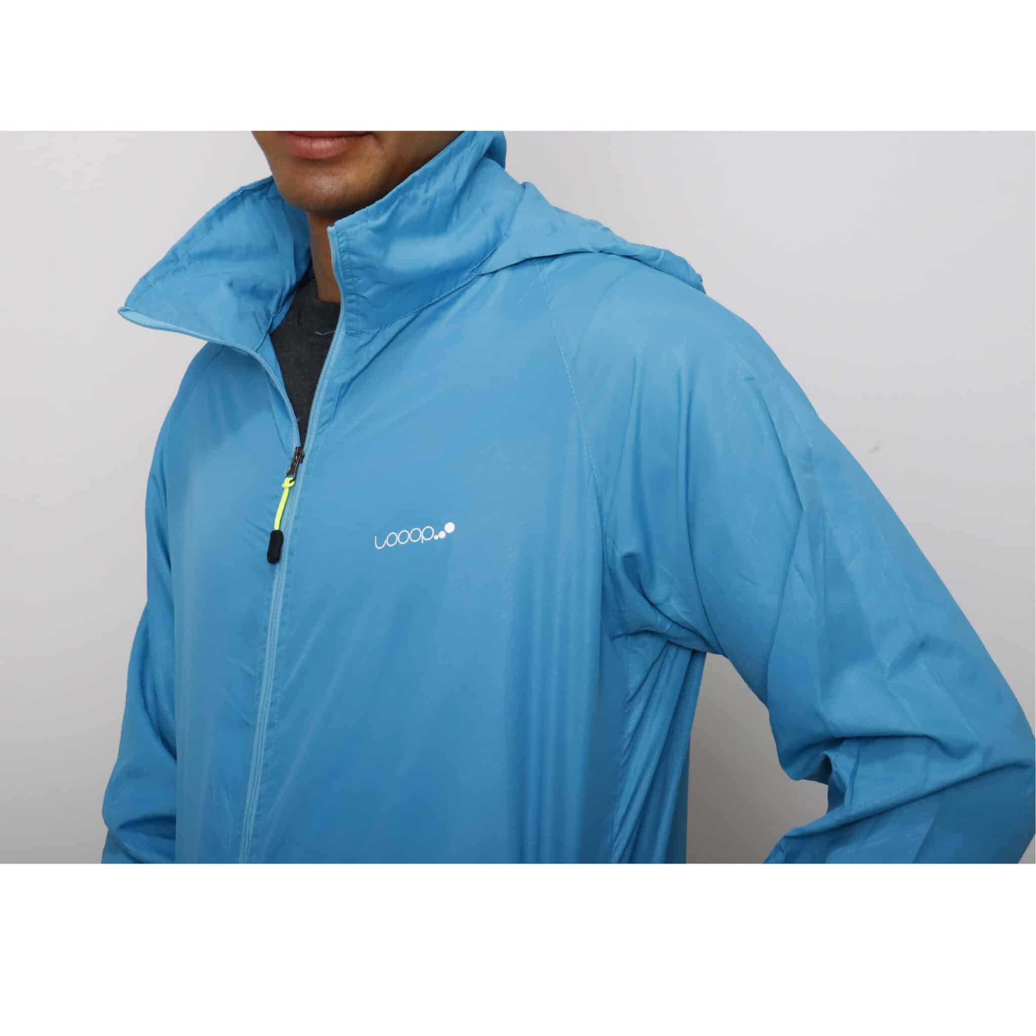 Chaqueta Rompeviento | UNISEX | Azul celeste - Imagen 4