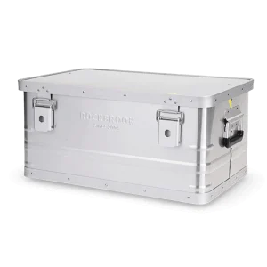 Caja de almacenamiento gris. 50L