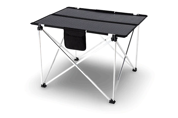 Mesa plegable portátil con panel solar. 60W