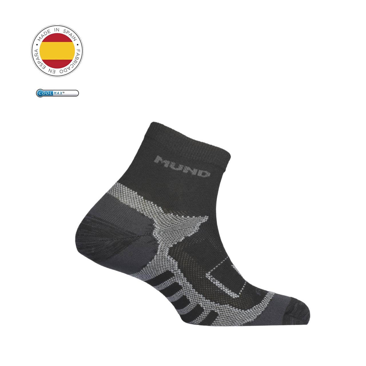 Medias MUND | Trail Running COOLMAX | Negro - Imagen 2