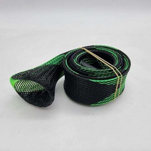 Funda malla para cañas de casting – Verde/Negra
