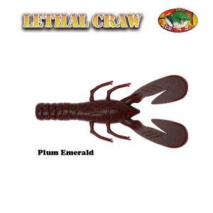 AGR BAITS LETHAL CRAW – Plum Emerald