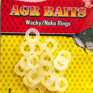NEW !!! AGR BAITS Wacky Neko Rings – Talla M